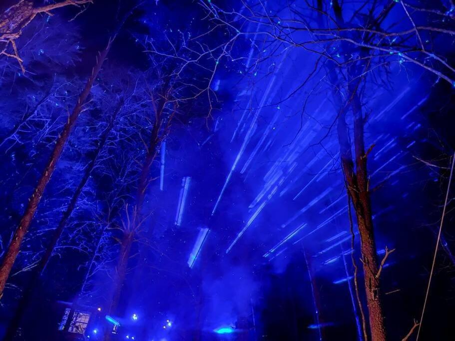 Enchanted Forest Cabin And Teepee! Lights & Laser Show! Private Hot Tub! Unique Stay! Севьервилл Экстерьер фото